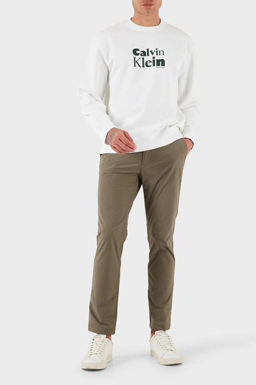 Lv04Ld242 Ls Eu 350 Terry Calvin Bold Graph Erkek Sweatshirt