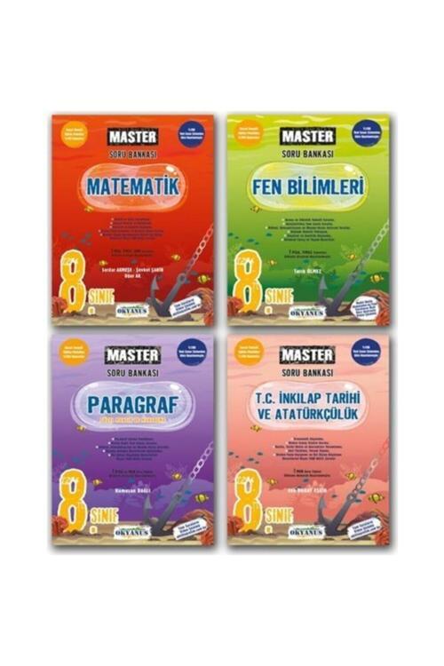 Okyanus 2022-2023 8. Sınıf Master Tüm Dersler Soru Bankası 4 Kitap