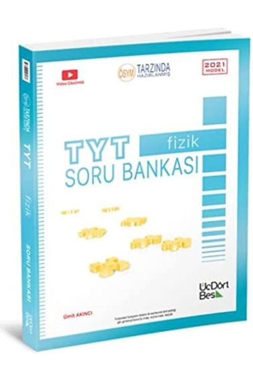 345 - Tyt Fizik Soru Bankası 2021 Baskı Kapak Hasarlı
