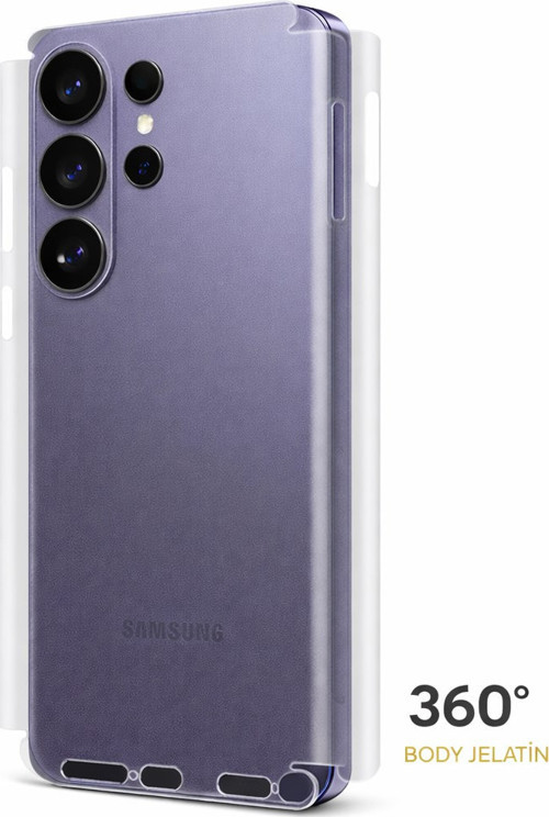 Samsung Galaxy S26 Ultra Uyumlu 360 Derece Arka Hidrojel Film Koruma Body Jelatin