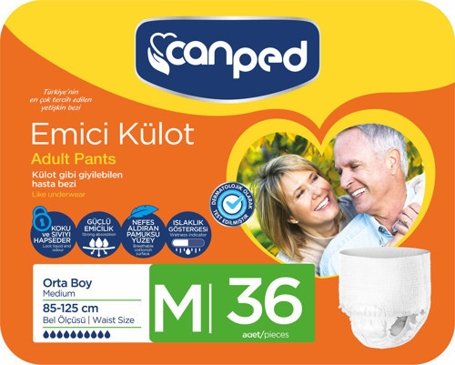 Emici Külot Orta Boy Medium 9 Adet