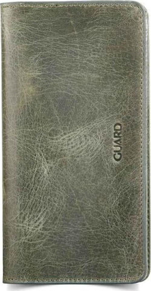 Haki Yeşil Hakiki Deri Telefon Girişli Unisex Portföy Cüzdan // GRD260205WT813