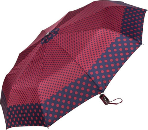 Snotline Kadın Şemsiye Mini Lacivert Puantiyeli Bordo 225L