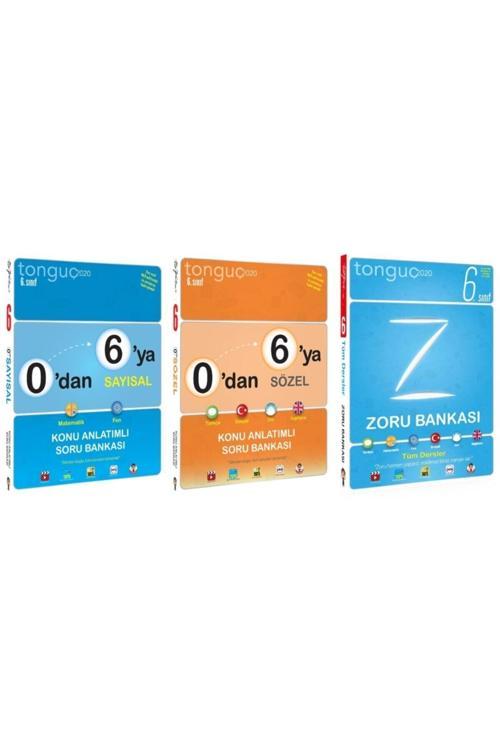 6.sınıf Tüm Dersler Konu Anlatım Soru Bankası 0 Dan 6 Ya Sayısal Sözel 6 Soru 3 Kitap Bir Arada