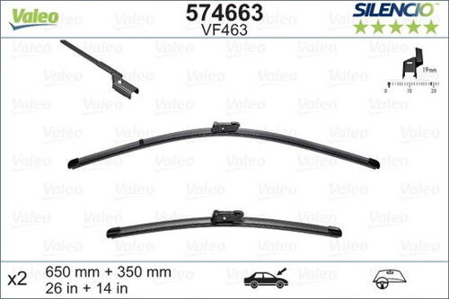 Fiat Fiat 500L-500X 2012- Silecek Süpürgesı Ön Takım (Oem No:95423458)