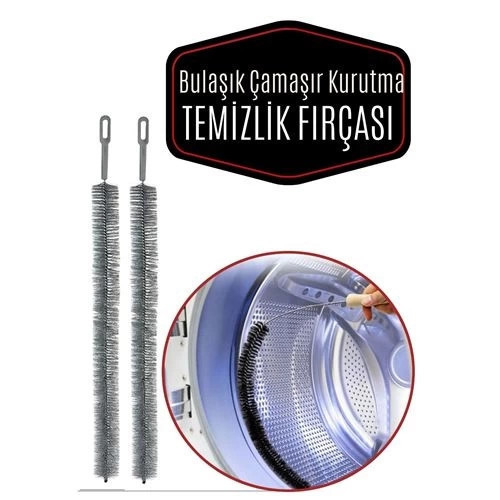 Mey İthalat® Bulaşık Çamaşır Kurutma Makine Temizleme Fırçası 2 Adet