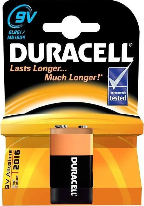 Mey İthalat® Duracell 9 Volt Alkalin Pil