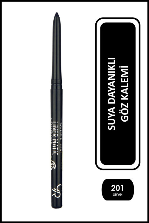 Liner Matic Waterproof Eyepencil - Suya Dayanıklı Göz Kalemi No:201 Black