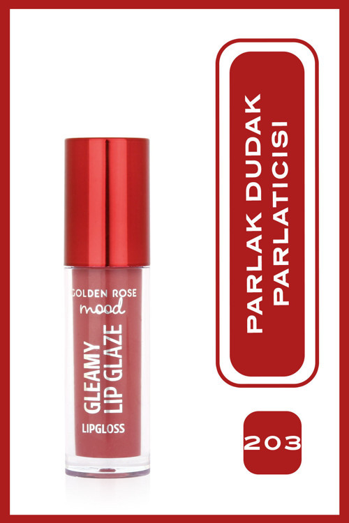 Mood Gleamy Lip Glaze Lipgloss No:203 Rose Chic - Ayna Parlaklığında Dudak Parlatıcısı
