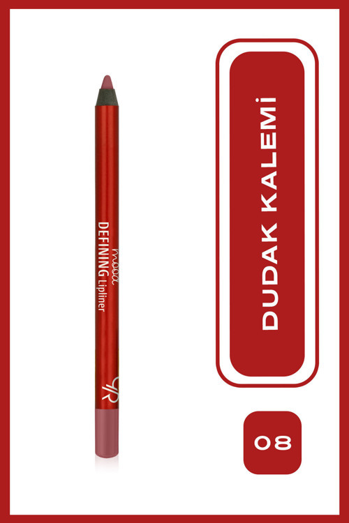 Mood Defining Lipliner No: 08 Burgundy - Yoğun Pigmentli Dudak Kalemi