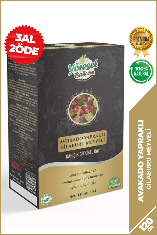 Avokado Yapraklı Gilaburu Meyveli Karışık Bitkisel Çay (120G)