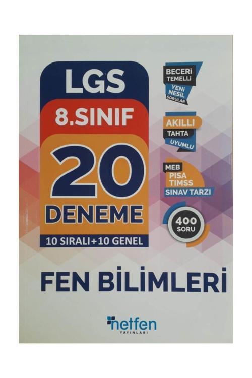 Netfen 8.sınıf Lgs Fen Bilimleri 20 Li Deneme