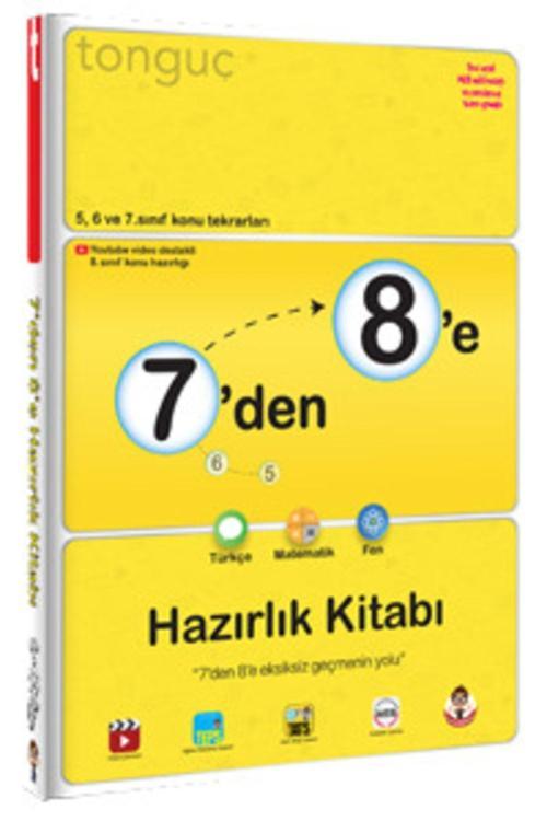 Tonguç Akademi 7'den 8'e Hazırlık Kitabı