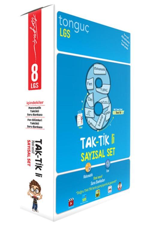 Tonguç 8. Sınıf Yeni Nesil Taktikli Sayısal Soru Bankası Seti 2022