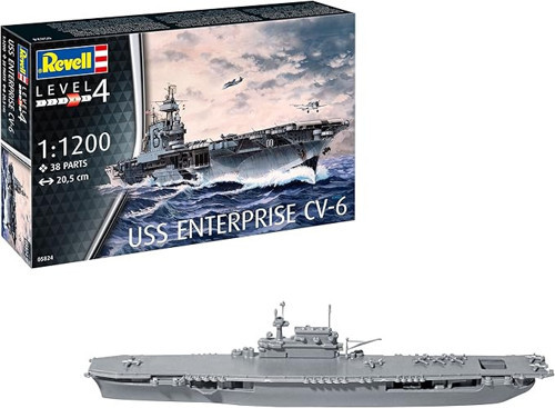 Model Kiti USS Enterprise CV-6 - - ÖLÇEK 1:1200 05824