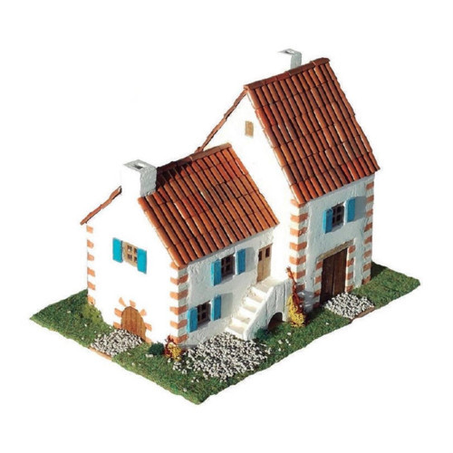 3529 ÇEK TİPİK KIRSAL EVİ, 36X28X8 CM. TAŞ MAKETİ