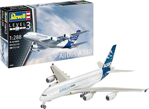 Model Kiti Airbus A380 I Kendi Yapmanız İçin Havalandırma Devi, ÖLÇEKli 1:288 ÖLÇEK