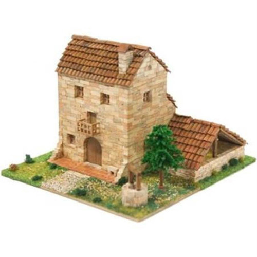 3511 KIRSAL EV TİP.1, 1/87 ÖLÇEK, 22X26X14 CM. TAŞ MAKETİ