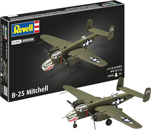 Easy-Click Modellbausatz B-25 Mitchell I USAAF-Bomber 1:72 03650