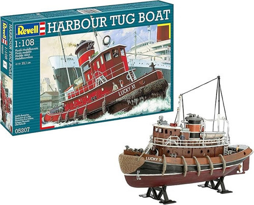 Modellbausatz Schiff 1:108 - Harbour Tug Boat im Maßstab 1:108, Level 4 05207