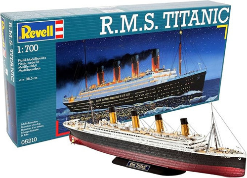 05210 Modellbausatz Schiff 1:700 - R.M.S. Titanic im Maßstab 1:700, Level 4,