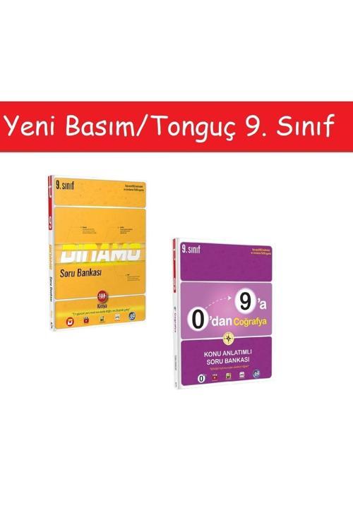Tonguç 9. Sınıf Dinamo Kimya Soru Bankası & 0'dan 9'a Coğrafya Konu Anlatımlı Soru Bankası