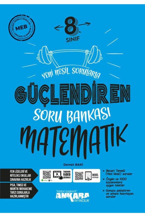 Ankara Güçlendiren 8. Sınıf Matematik Soru Bankası