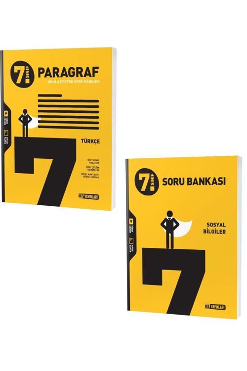 Hız 2023 7. Sınıf Paragraf + Sosyal Bilgiler Soru Seti 2 Kitap