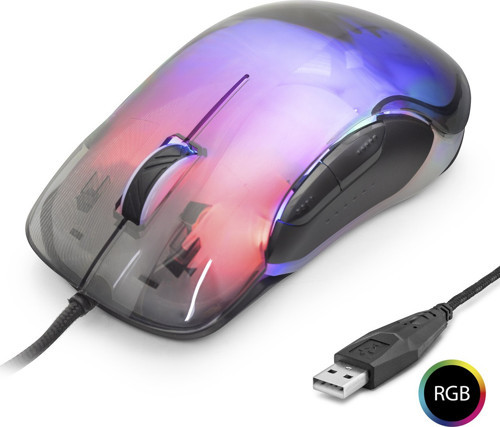 G702 Mouse 7200 Dpi 6 Tuş 1000 Hz Rgb - Kristal Siyah