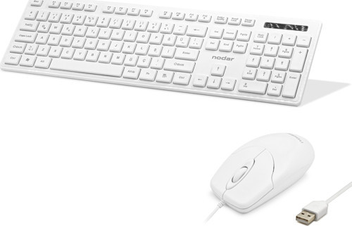 Klavye Ve Mouse Seti - Beyaz KM8520