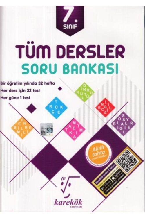 -karekök 7.sınıf Tüm Dersler Soru Bankası