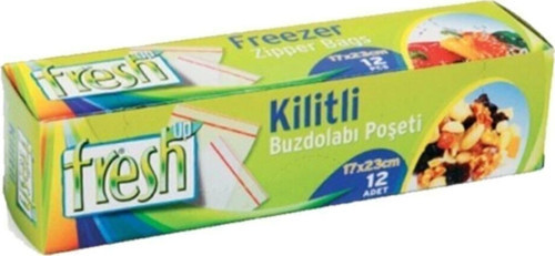 Kilitli Buzdolabı Poşeti 17X23 12Li