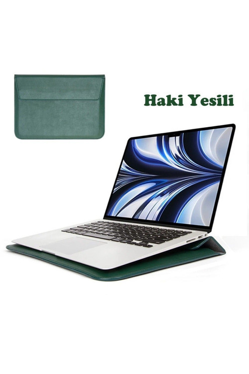 Macbook Pro Air 13 M1-m2 2020/2022 A2179-a2337-a2338-a2251-a2159-a1989-a1708 Deri Mıknatıslı Çanta