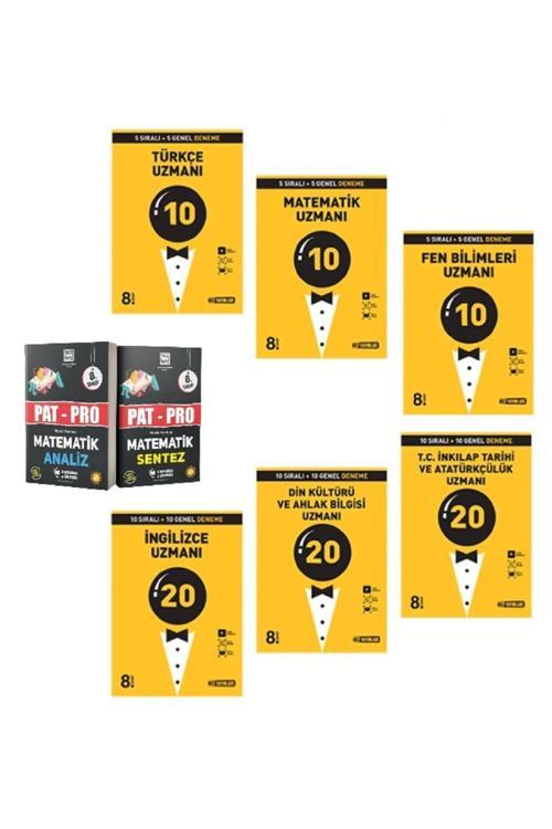 8. Sınıf Uzman Tüm Dersler Deneme Seti Ve Pat-pro Matematik Soru Bankası Seti