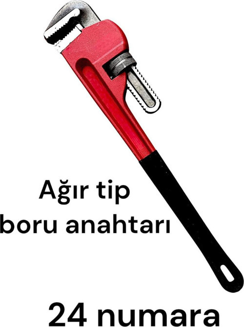 (BORU ANAHTARI MAŞALI)İngiliz Anahtarı Boru Anahtarı 24 no Ağır Tip Boru Anahtarı