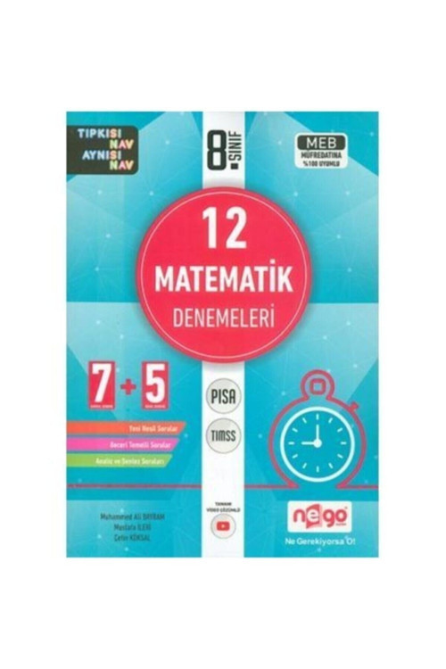 8.sınıf 12 Matematik Denemeleri