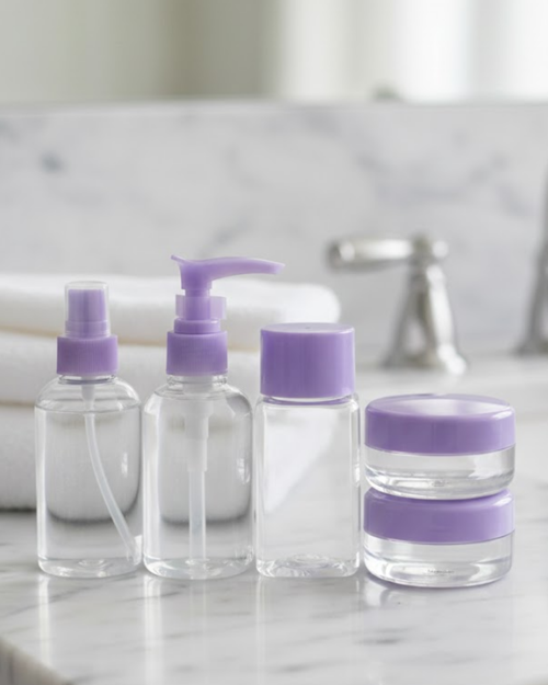 uygun Seyahat İçin 5’li Şeffaf Kozmetik Şişe Seti 30 ml popüler
