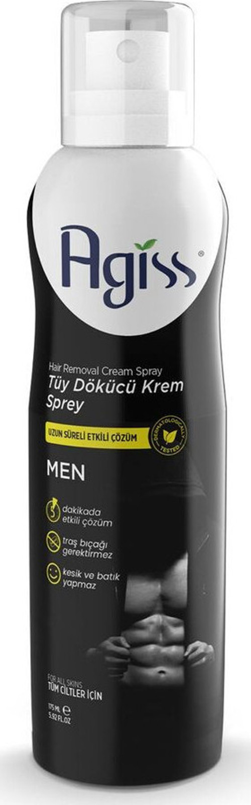 Tüy Dökücü Krem Gazlı Sprey 175 ml Men