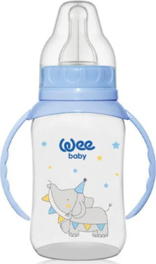Klasik Kulplu PP Biberon 150 ml 6-18 ay Mavi