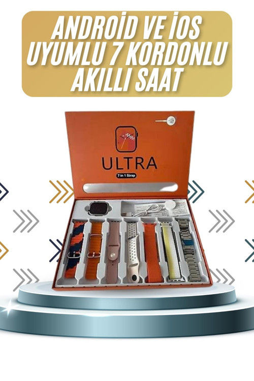 uygun 7 Kordonlu Akıllı Saat Plastik Kordon Hasır Kordon Çelik Kordon popüler