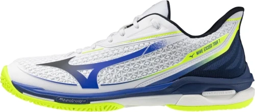 Wave Exceed Tour 7 AC Erkek Tenis Ayakkabısı Beyaz / Lacivert