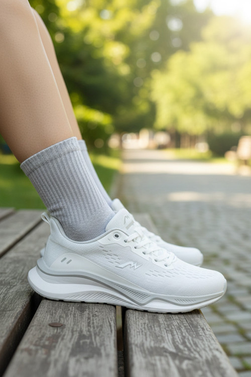 Kadın Nefes Alan File Saya Dinamik Tabanlı Koşu Sneaker