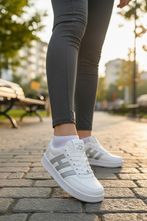 Yumuşak Dokulu Bağcıklı Antrenman Spor Ayakkabısı