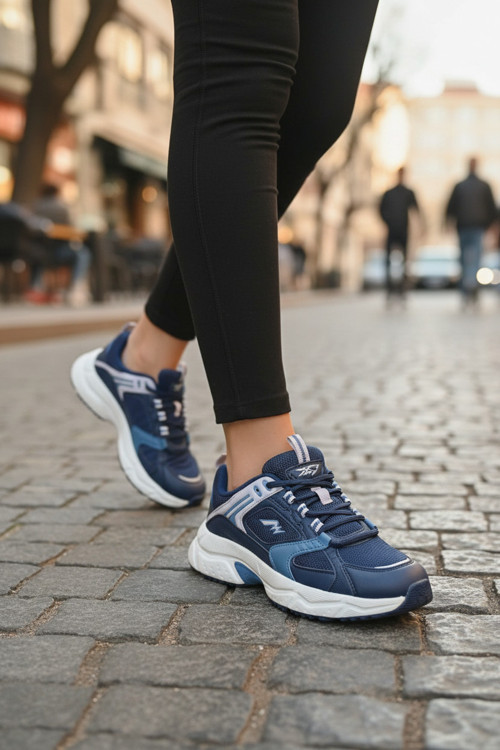 Kadın Hafif Tabanlı Ortopedik Sneaker Şehir ve Koşu Ayakkabısı