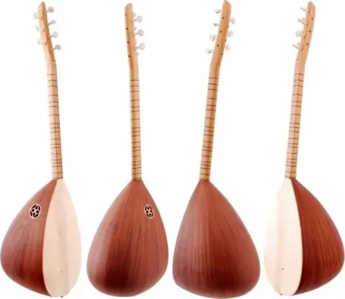 Bağlama Yaprak Maun Kısa 36 TEKNE BYMK+Kılıf Hediyeli
