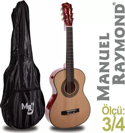 Klasik Gitar Junior Manuel Raymond MRC87N (KILIF HEDİYE)