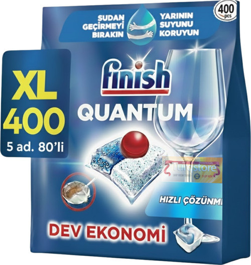 400 Tablet 5X80 - Hepsi 1 Arada Mega Paket - Bulaşık Deterjanı. Dishwasher. Yarının Suyunu Koruyalım