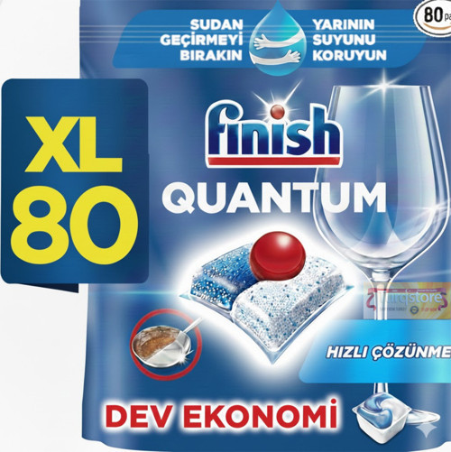 80 Tablet - Bulaşık Makinesi Deterjanı. Dishwasher Tabet. Yarının Suyunu Koruyalım.