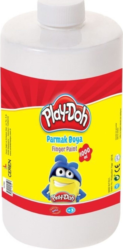 Play-Doh Parmak Boyası 1000 ml. BEYAZ