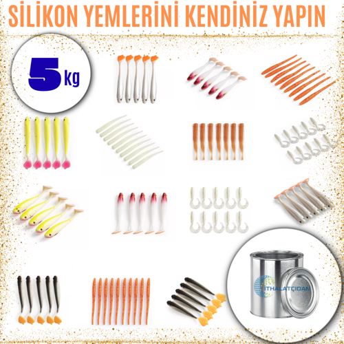 Silikon Balık Yemi Ham Maddesi (15 Shore) 5kg